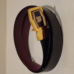 Lanvin Black Leather Belt